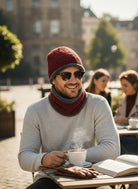 Red Faux Fur Beanie And Neck Warmer Set - StylePhase SA