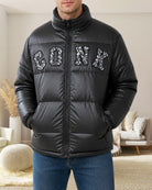 Unisex Grey Printed Jacket - Conk - StylePhase SA
